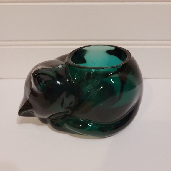 Vintage Indiana Glass Cat - Picture 2 of 5